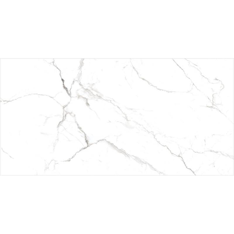 OSLO Tiles - กระเบื้องพอร์ซเลน Regal Cararra White สีขาว 80x160 ผิวเงา